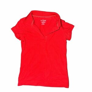 Cat & Jack Red Kids Polo Shirt